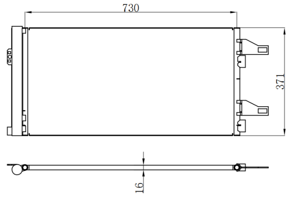 Condenser For GM GM,DODGE