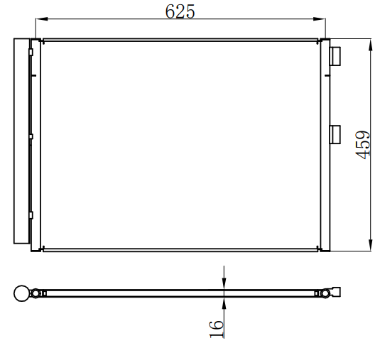 Condenser For GM GM,DODGE
