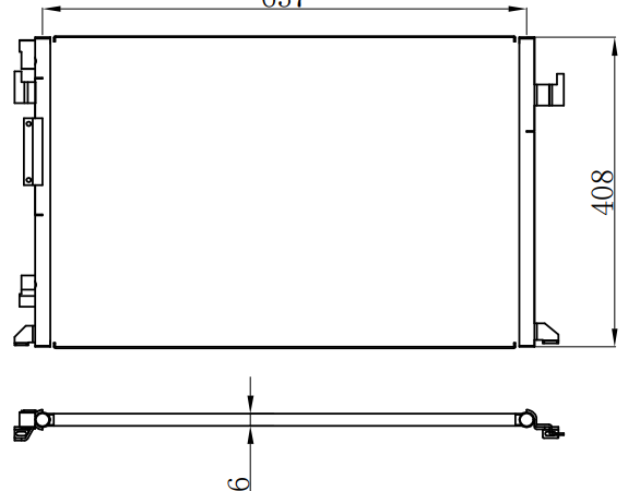Condenser For GM GM,DODGE