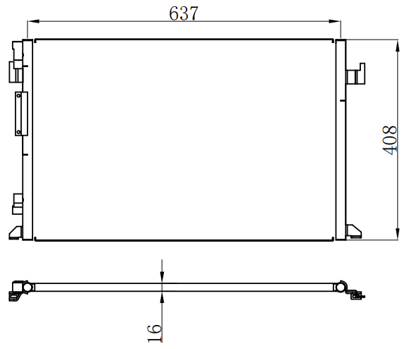 Condenser For GM GM,DODGE