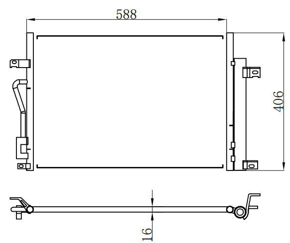 Condenser For GM EXCELLE 13-