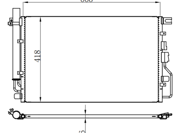 Condenser For GM GM