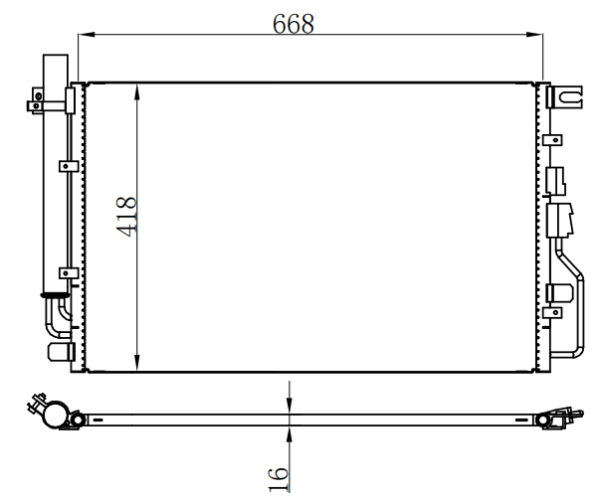 Condenser For GM GM