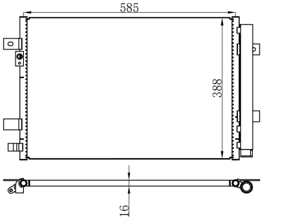 Condenser For GM SAIL  赛欧 15-
