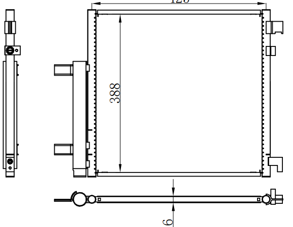 Condenser For GM SPARK 斯帕可  10-