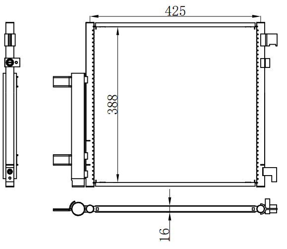 Condenser For GM SPARK 斯帕可  10-