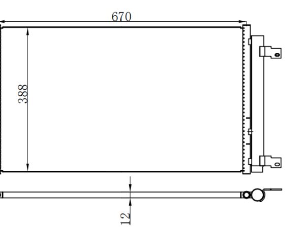 Condenser For GM 威朗1.5 15-
