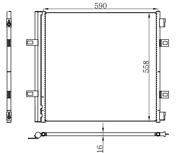 Condenser For GM XT5 2.0T 10-