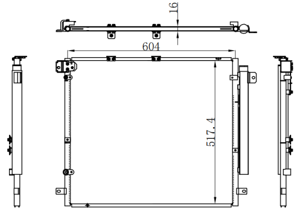Condenser For GM 凯迪拉克  CADILLAC  STS-V