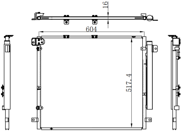 Condenser For GM 凯迪拉克  CADILLAC  STS-V