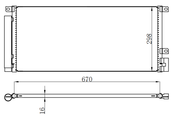 Condenser For GM 昂科拉1.4T 创酷1.4T