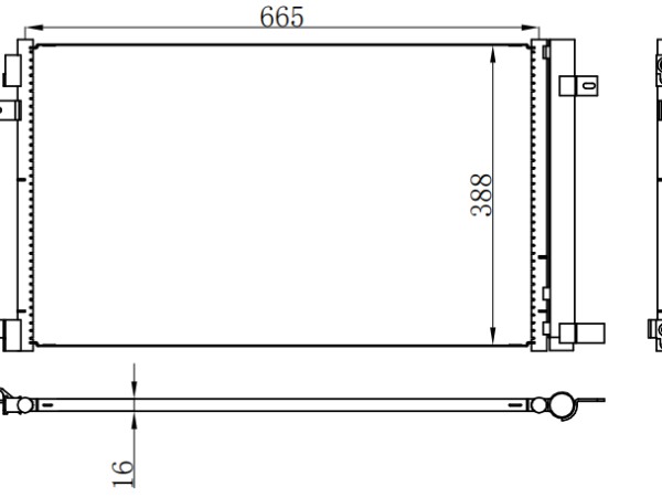 Condenser For GM 新英朗 Excelle
