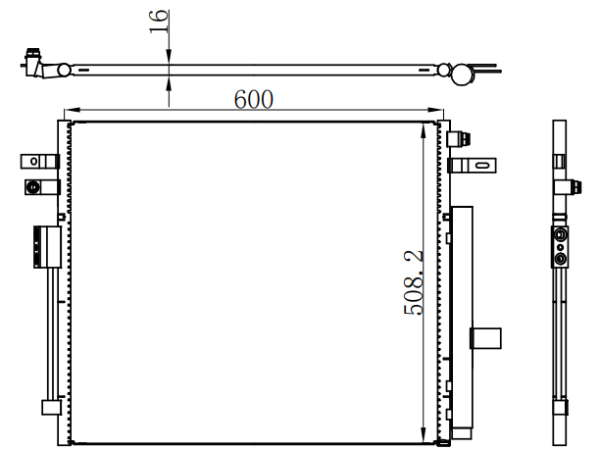 Condenser For GM CV COLOADO 16-21