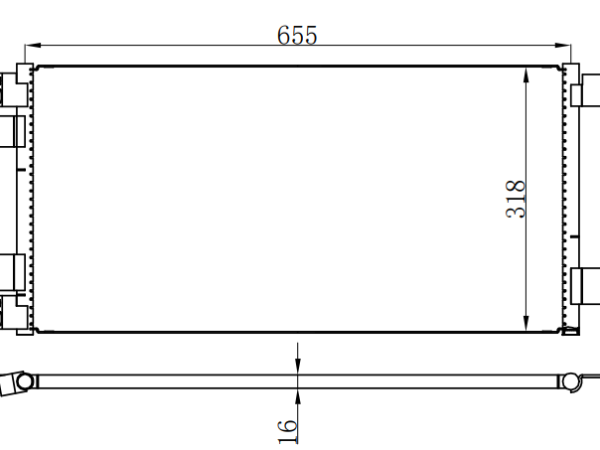 Condenser For GM JP COMPAS 07-16