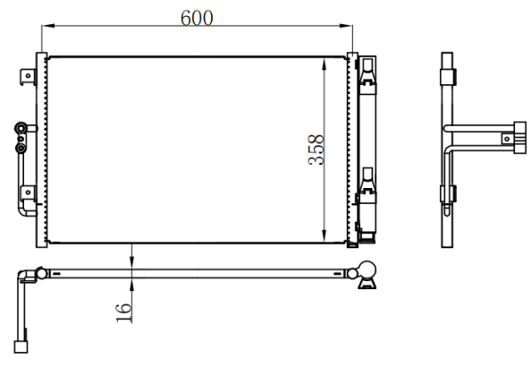 Condenser For GM CADILLAC   CT5