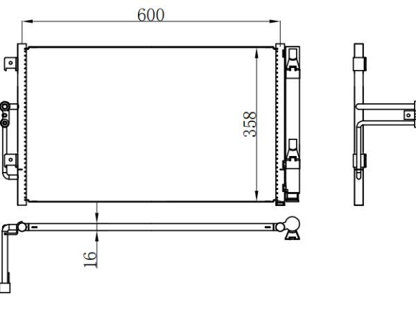 Condenser For GM CADILLAC   CT5