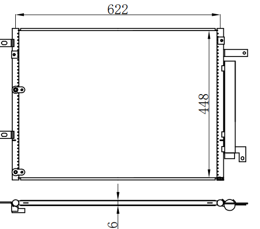 Condenser For GM 自由光2.0 2.4（16款）