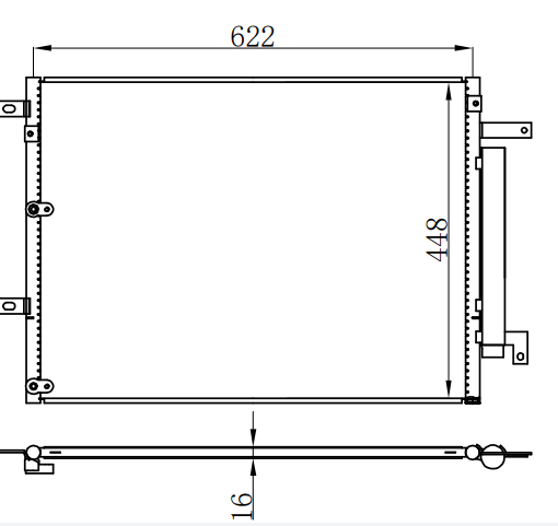 Condenser For GM 自由光2.0 2.4（16款）