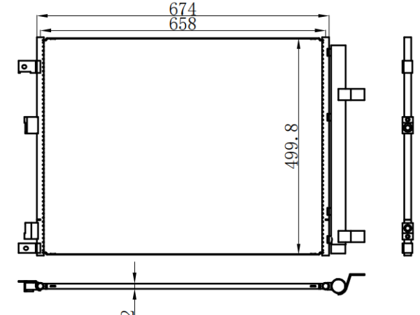 Condenser For GM 上汽通用别克GL8(GU4)