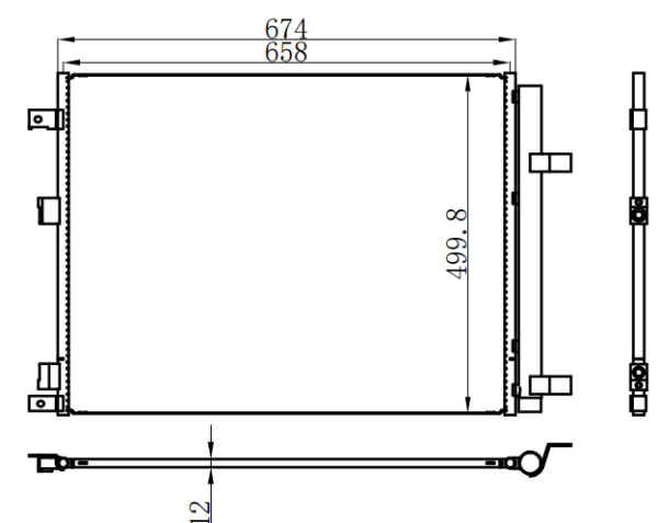 Condenser For GM 上汽通用别克GL8(GU4)