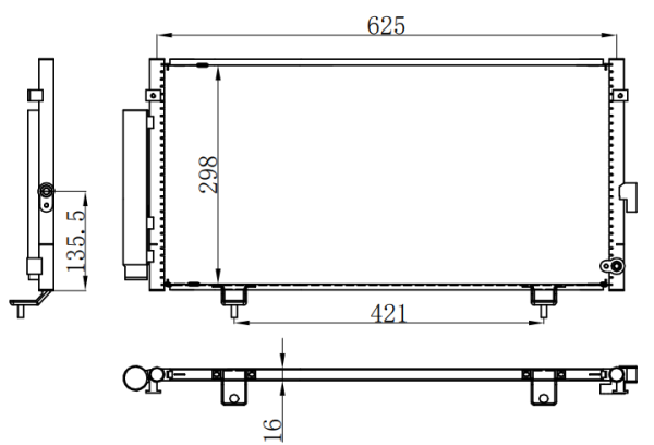 Condenser For SUBARUSUBARU OUTBACK 傲虎 09-
