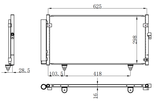 Condenser For SUBARUsubaru legacy/outback bl