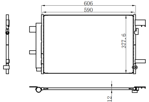 Condenser For SUBARUSubaruCrosstrek/Impreza 2.0L