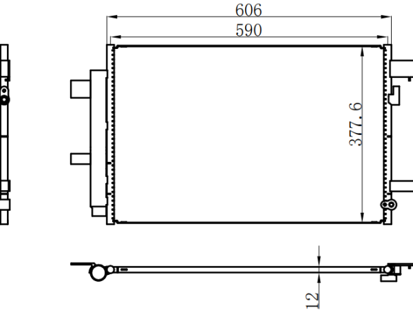 Condenser For SUBARUSubaruCrosstrek/Impreza 2.0L