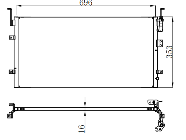 Condenser For KIA
