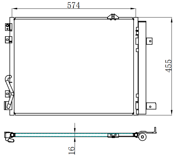 Condenser For KIA