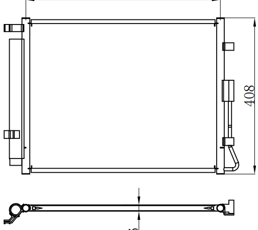 Condenser For KIA SOUL