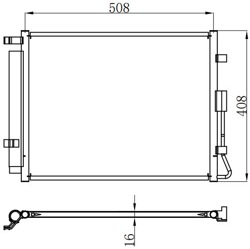 Condenser For KIA SOUL