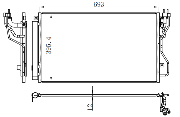 Condenser For KIA KIA OPTIMA/KIA K5