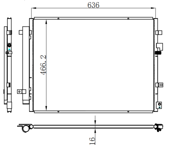Condenser For KIA KIA MOHAVE 10-14