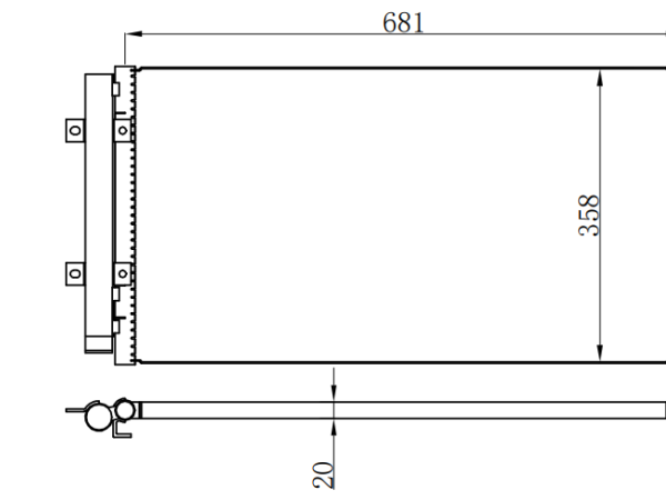 Condenser For KIA solata
