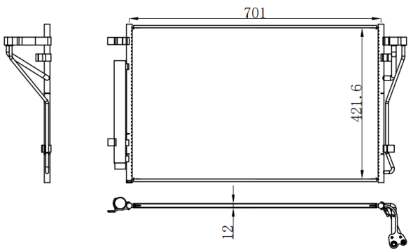 Condenser For KIA KIA K5 2.0 2.5 2020