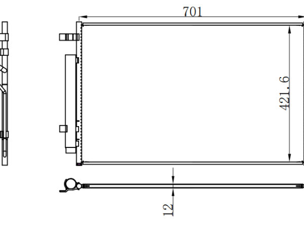 Condenser For KIA KIA K5 2.0 2.5 2020