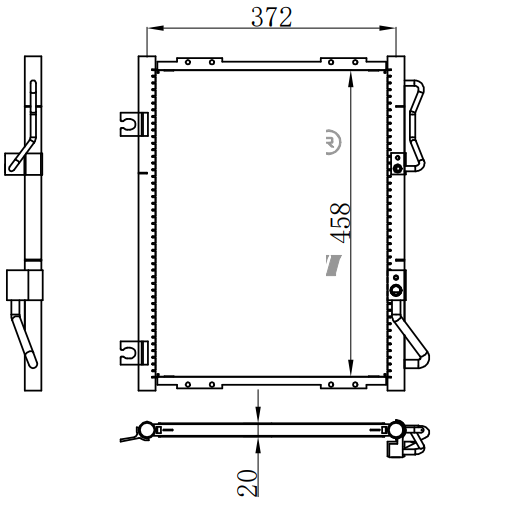 Condenser For KIA KIA