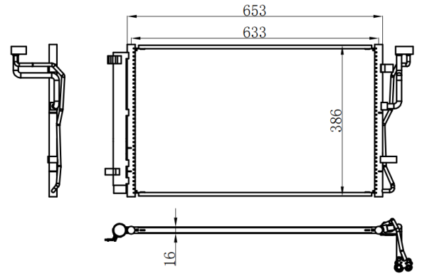 Condenser For KIA KIA  SELTOS 21-