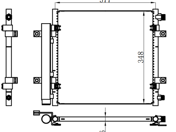 Condenser For KIA K330