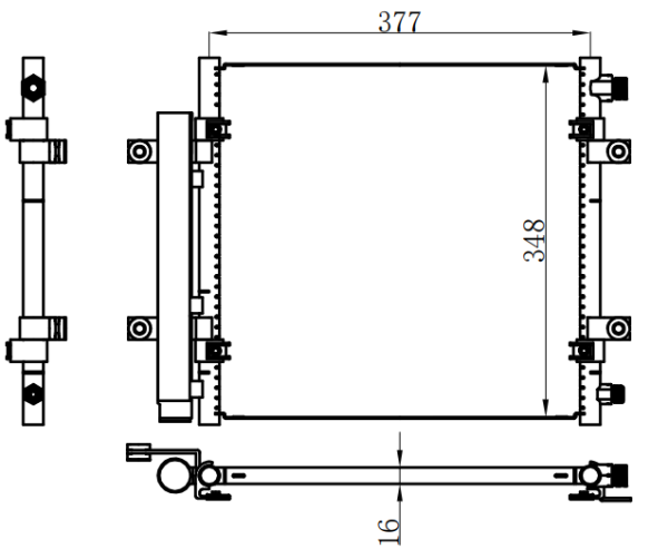 Condenser For KIA K330