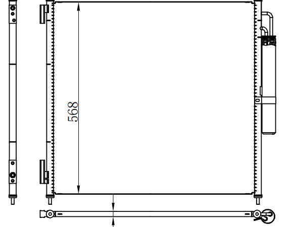 Condenser For ROVERRange Rover Sport揽胜运动 14-17