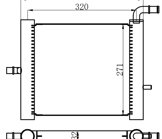 Condenser For ROVER路虎揽胜（L322，L405,L494，L462）