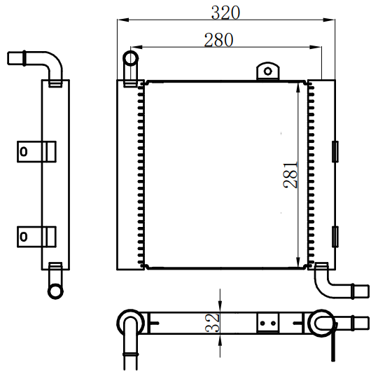 Condenser For ROVER路虎揽胜星脉L560）