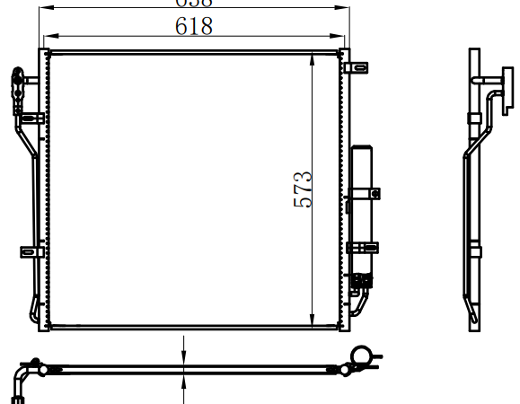 Condenser For ROVERDISCOVERY IV/路虎发现IV3.0L