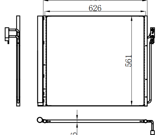 Condenser For ROVER路虎揽胜4.2L 05-12