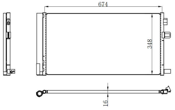 Condenser For RENAULTFLUENCE L38 (雷诺 风朗)