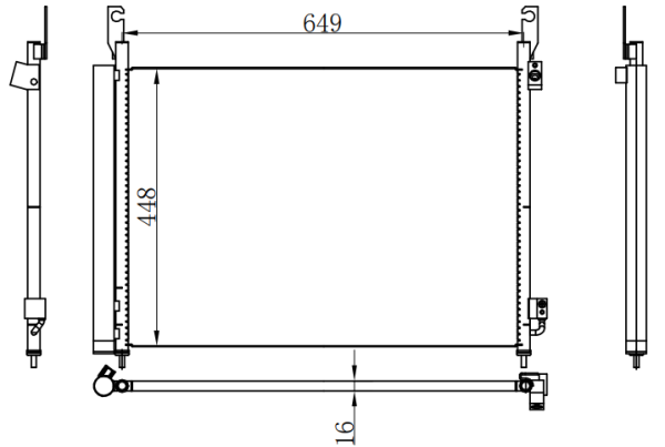 Condenser For RENAULTKoleos 2.5 09-