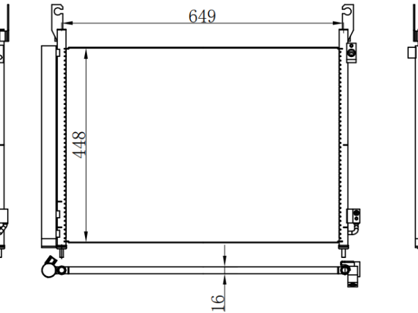 Condenser For RENAULTKoleos 2.5 09-