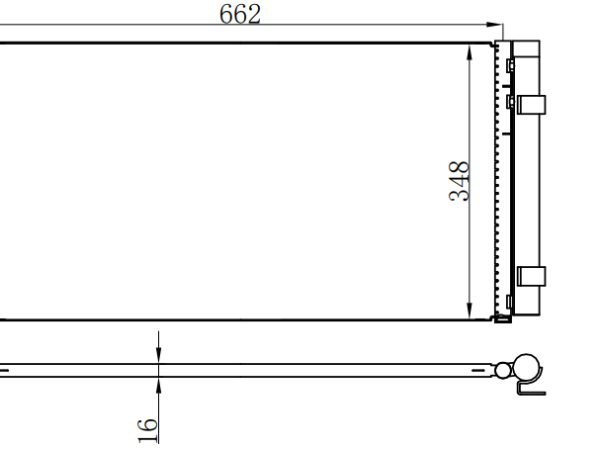 Condenser For RENAULTMEGANE III-SCENIC DCI 09-15